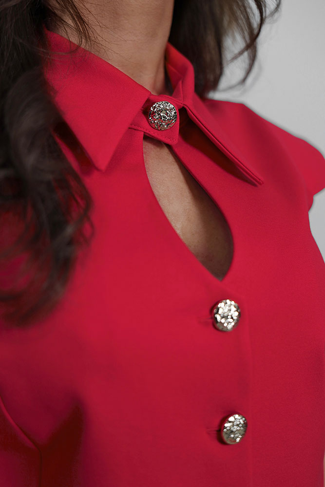 przepiękna bluzka damska z ramionkami